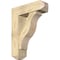 Ekena Millwork Funston Craftsman Rough Sawn Bracket w/ Offset Brace, Douglas Fir, 8"W x 26"D x 34"H BKT0806X26X34FST04RDF - alternate 1